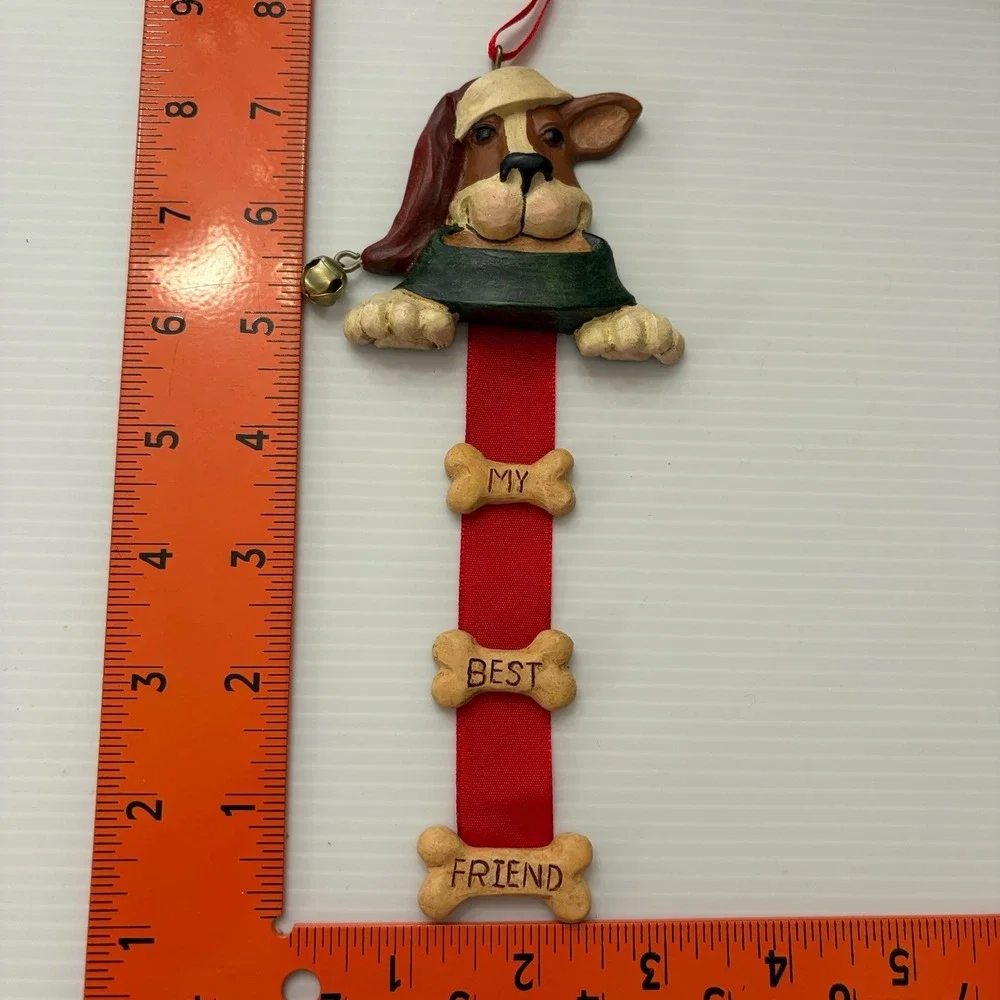 1998 FIGI Basset Hound Christmas Tree Ornament 